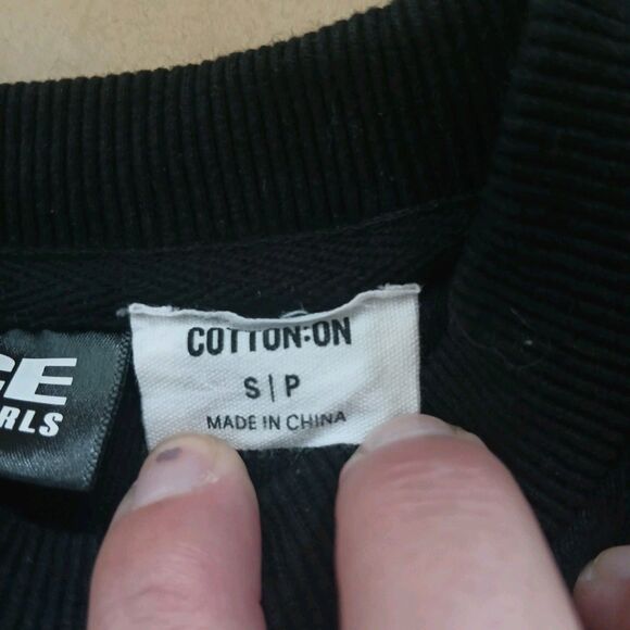 Cotton On Spice Girls Sweatshirt Small Black Crewneck Y2k Style - Picture 4 of 8